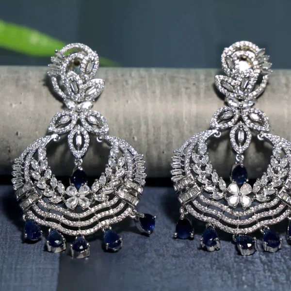 Designer Earrings Blue