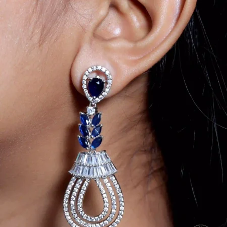 Designer Earrings Blue