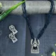 American Diamond  Pendant Set (Blue)