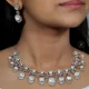 Mehandi Plated Designer Necklace Set