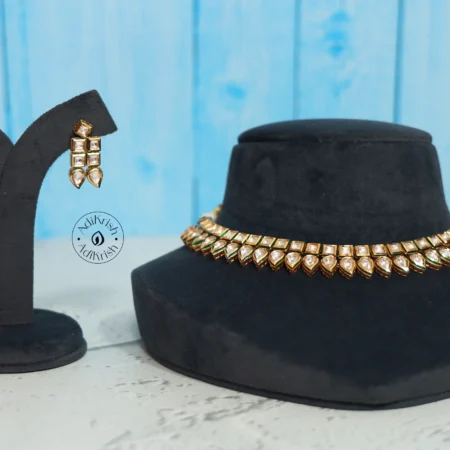 Polki Kundan Designer Necklace Set