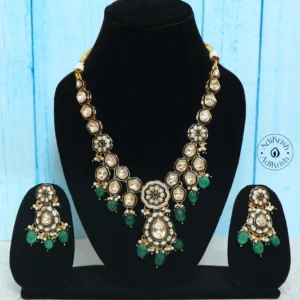 Polki Kundan Designer Necklace Set