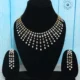 Gold Plated American Diamond Designer Necklace Set