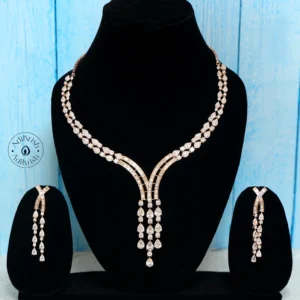 Gorgeous Stylish American Diamond Necklace Set