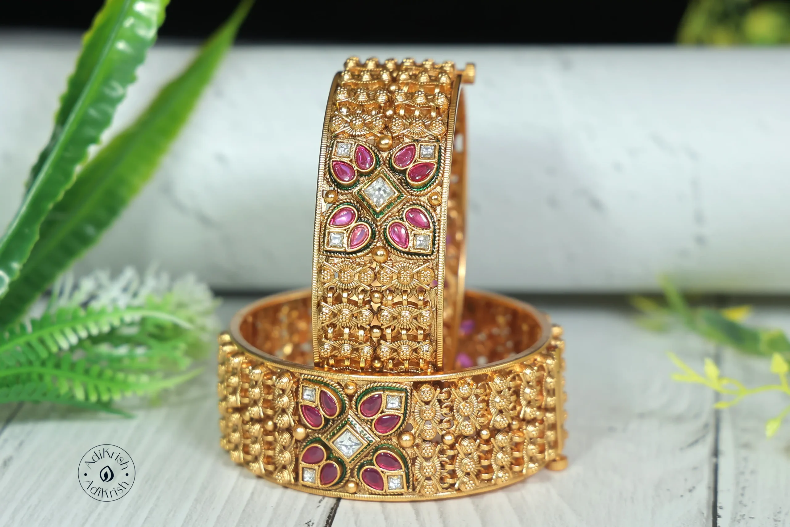 Traditional Flower Designer Bangles