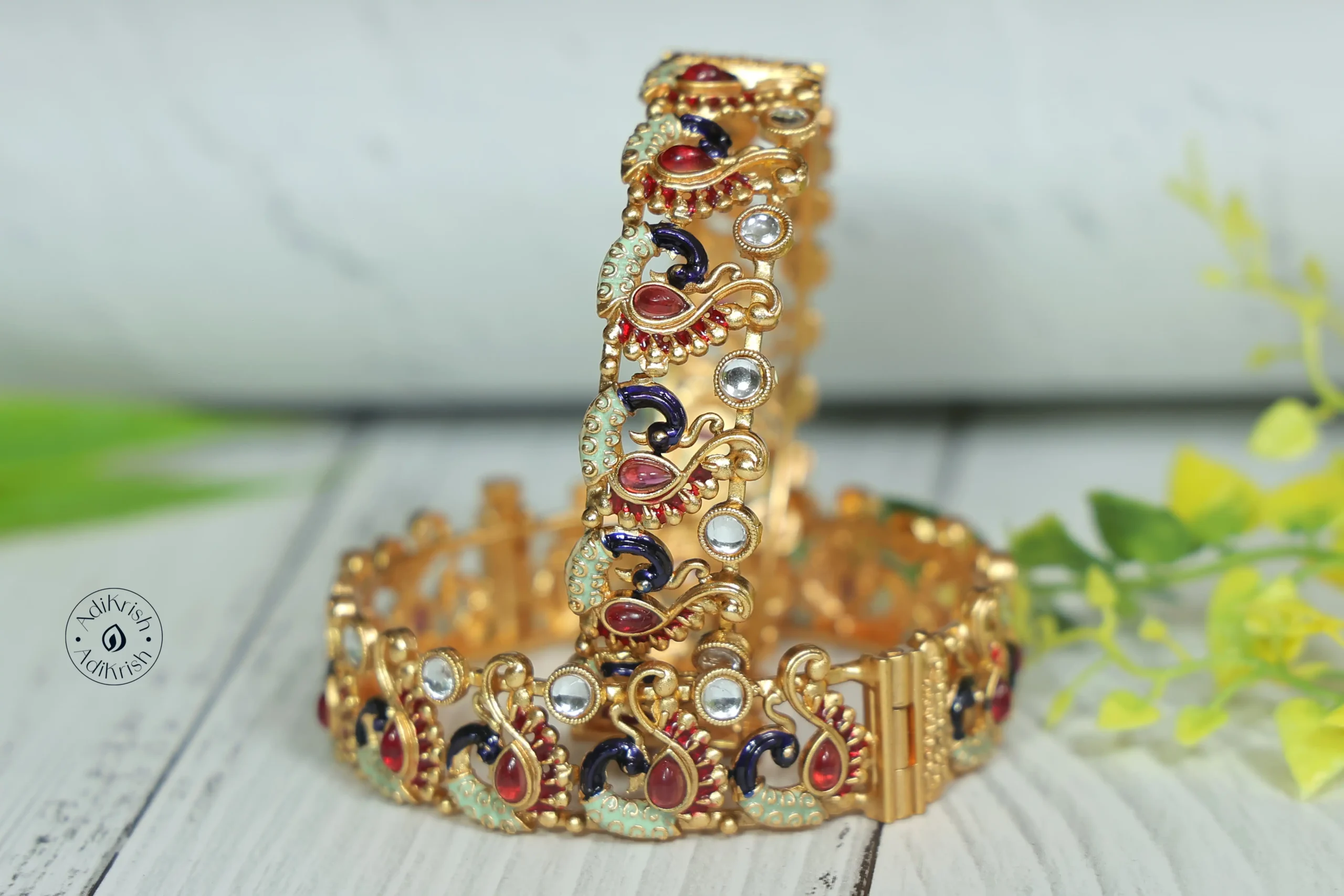 Stylish Peacock Designer Bangles