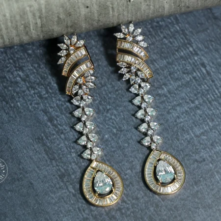 Designer American Diamond Earrings