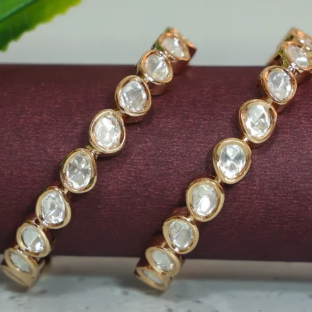 Moissanite Antique Bangles