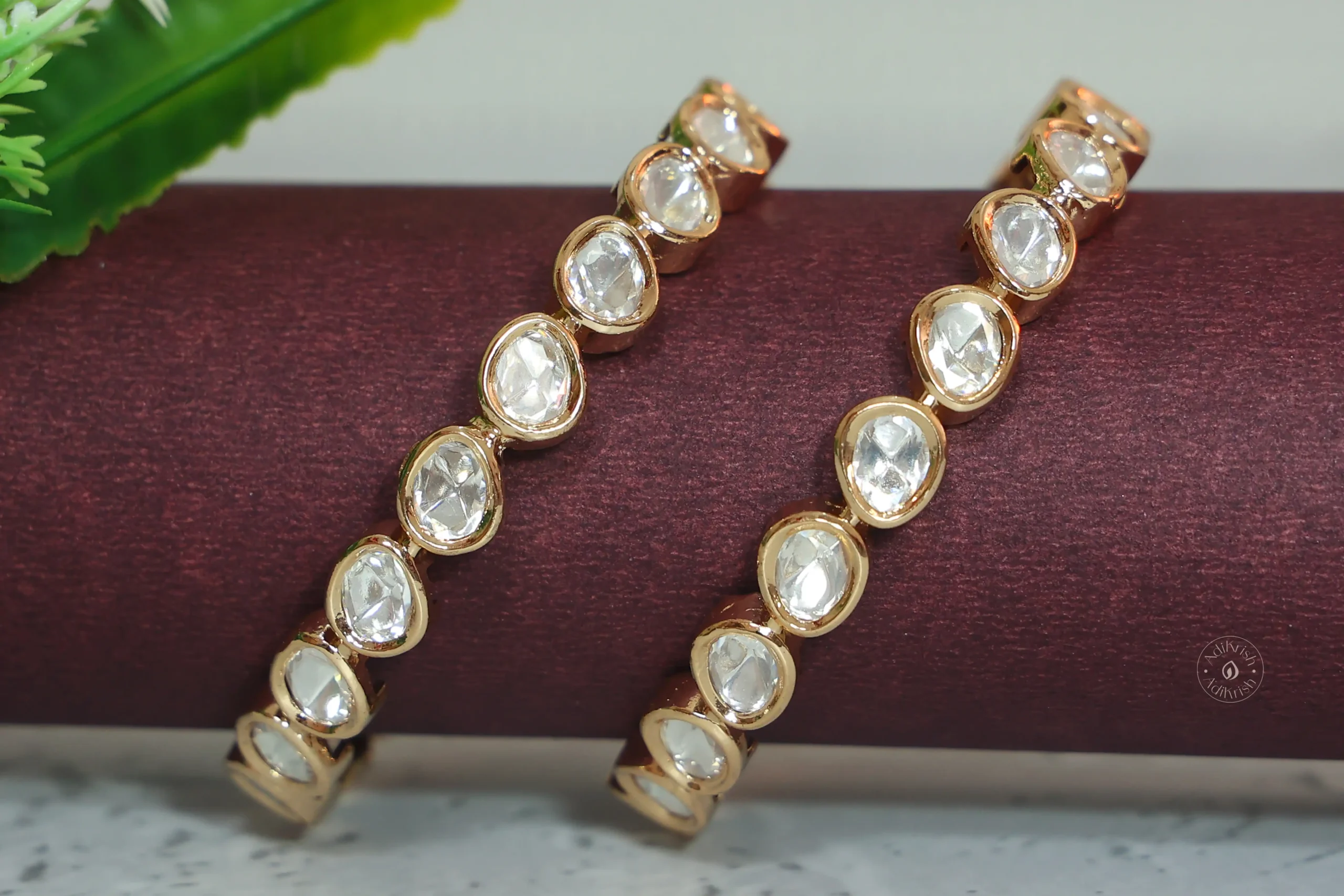 Moissanite Antique Bangles