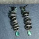 Oxidise Designer Earrings (Sea Green)