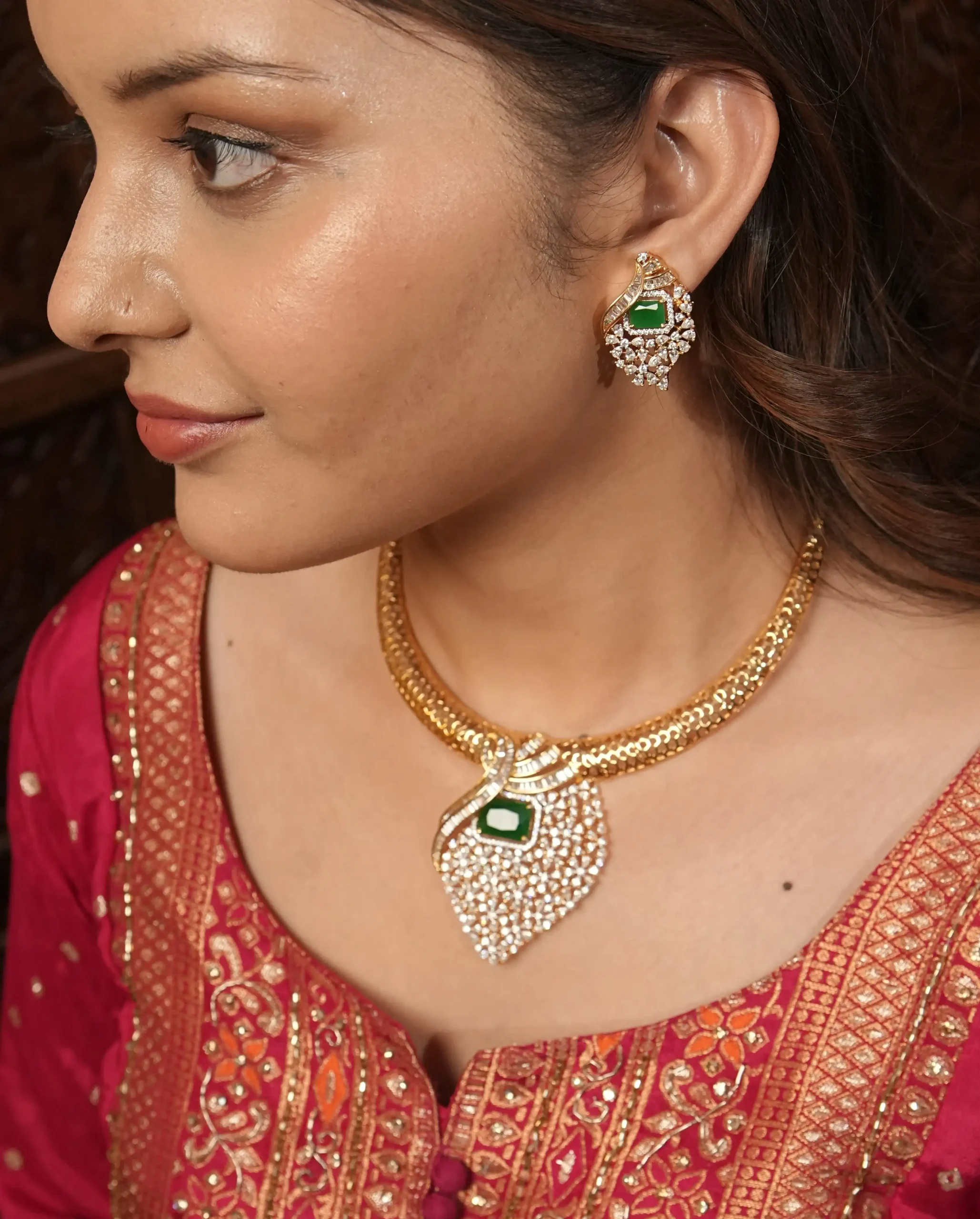 Rajsi Hasli Style Radiance Necklace Set