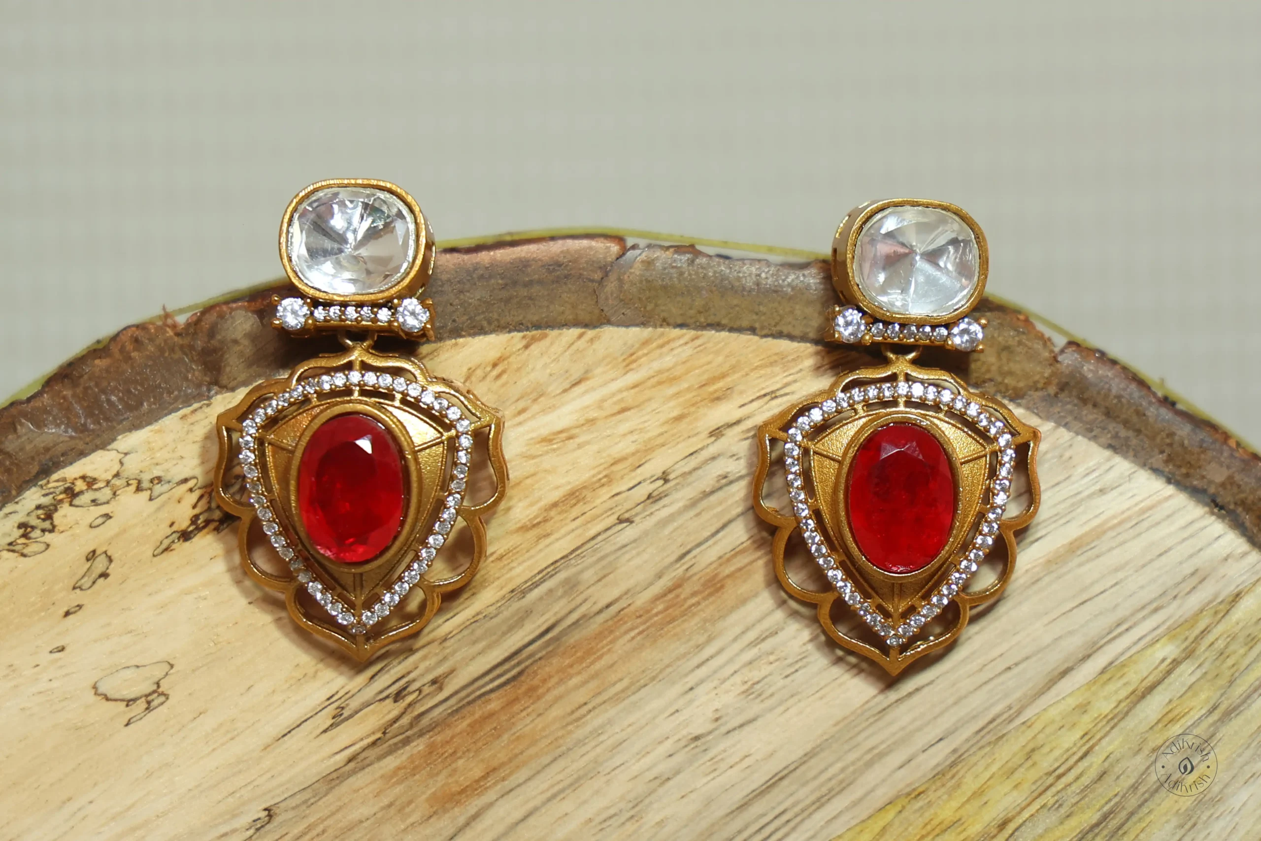 Heritage Drop Stud Earrings