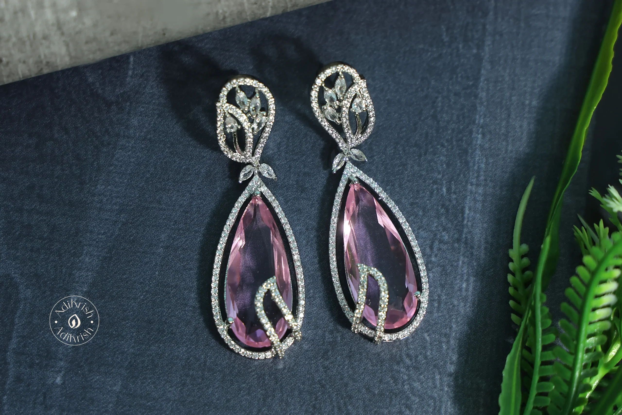 Teardrop Shaped Designer Earrings