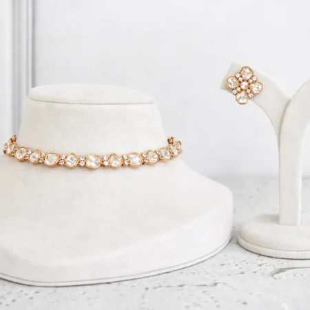 Classic Polki Elegance Necklace Set
