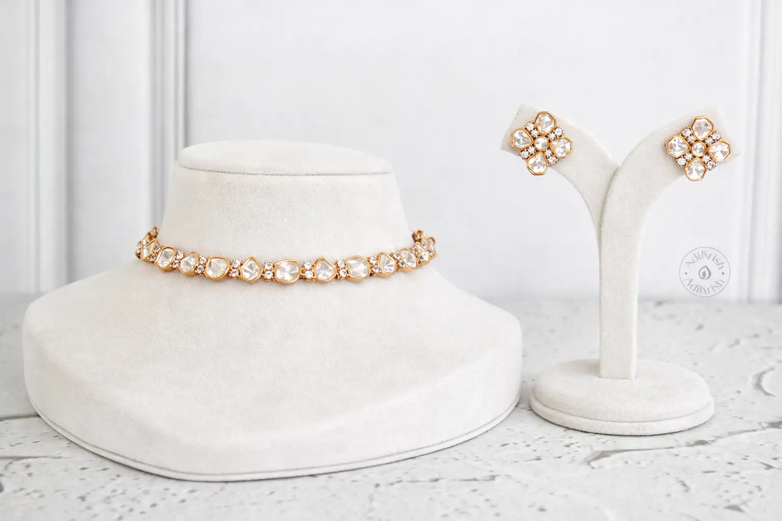 Classic Polki Elegance Necklace Set