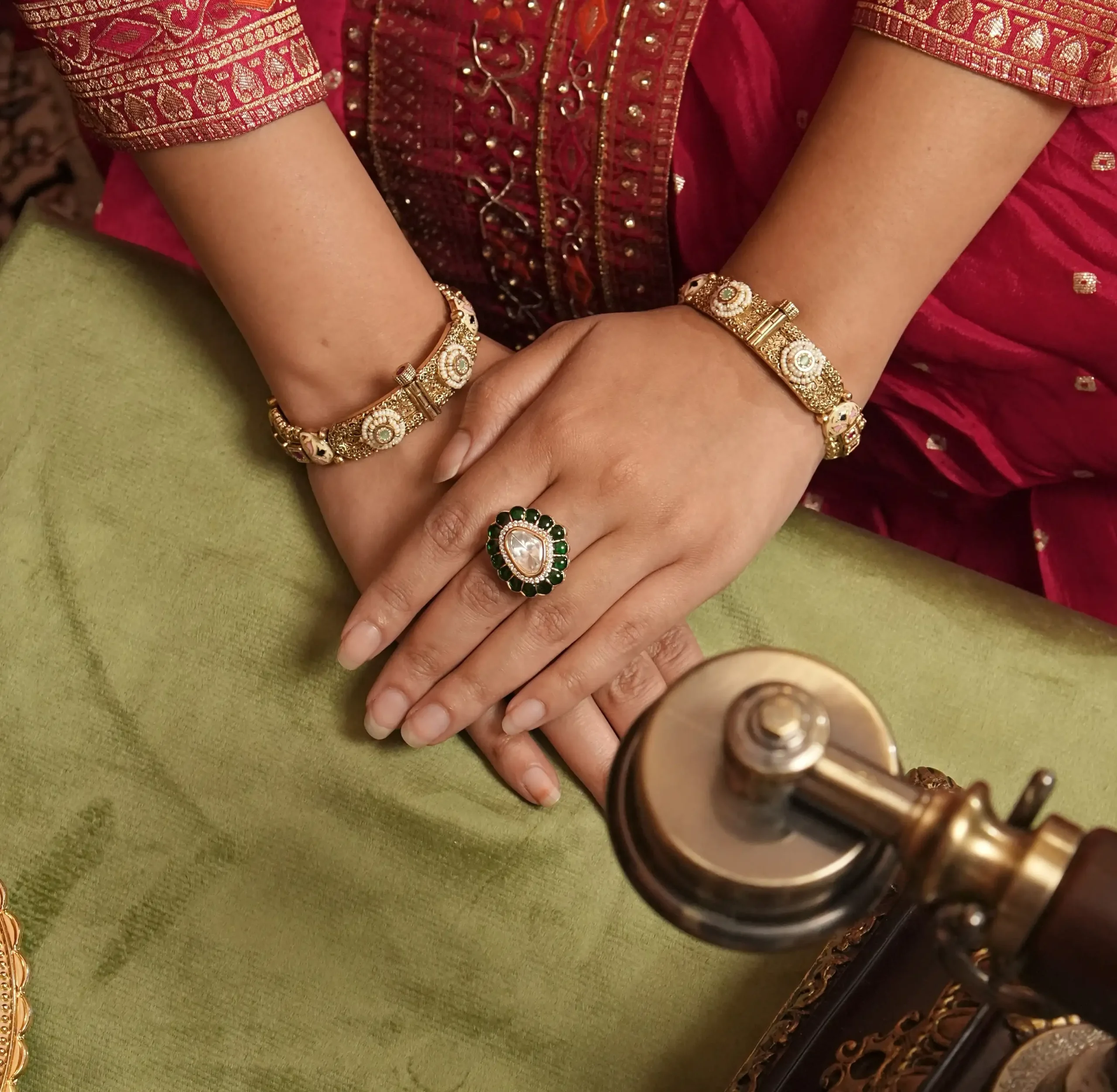 Rajwada Ruby Heritage Bangles
